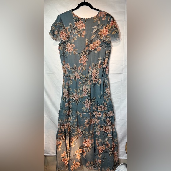 Ralph Lauren Floral Georgette Midi Dress - Picture 2 of 6